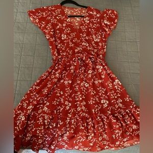 Cute Wrap Style Dress